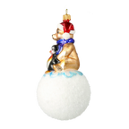 Kindred Voyagers | Hand-Painted Glass Ornament | Blubom 2020-217