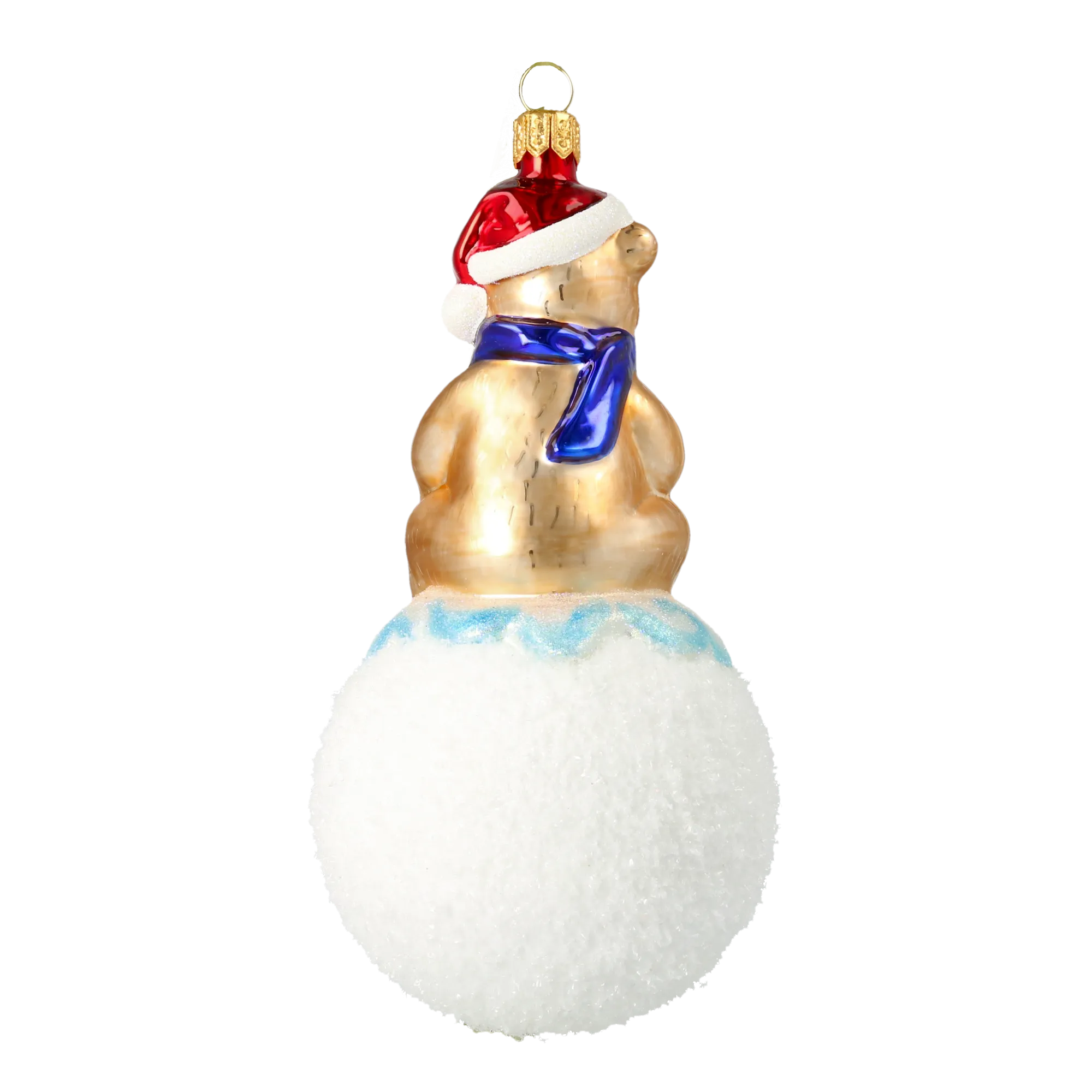 Arctic Friends on Snowball Premium christmas glass ornament 2020-217