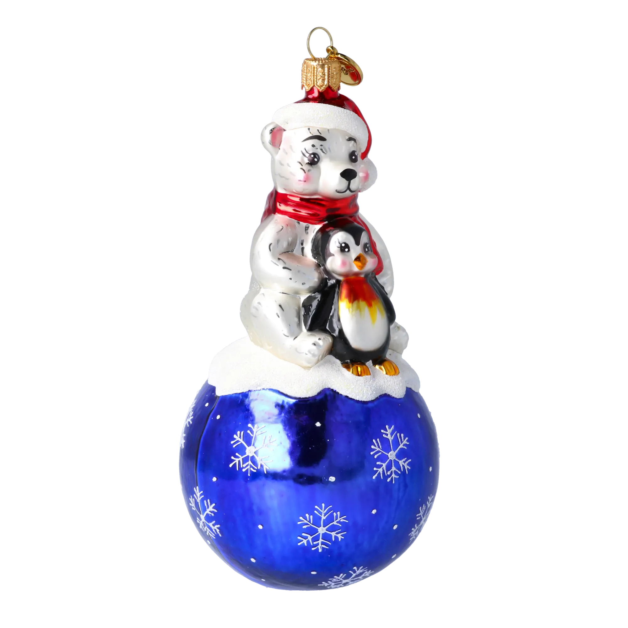 Midnight Blue Arctic Friends Premium christmas glass ornament 2020-218