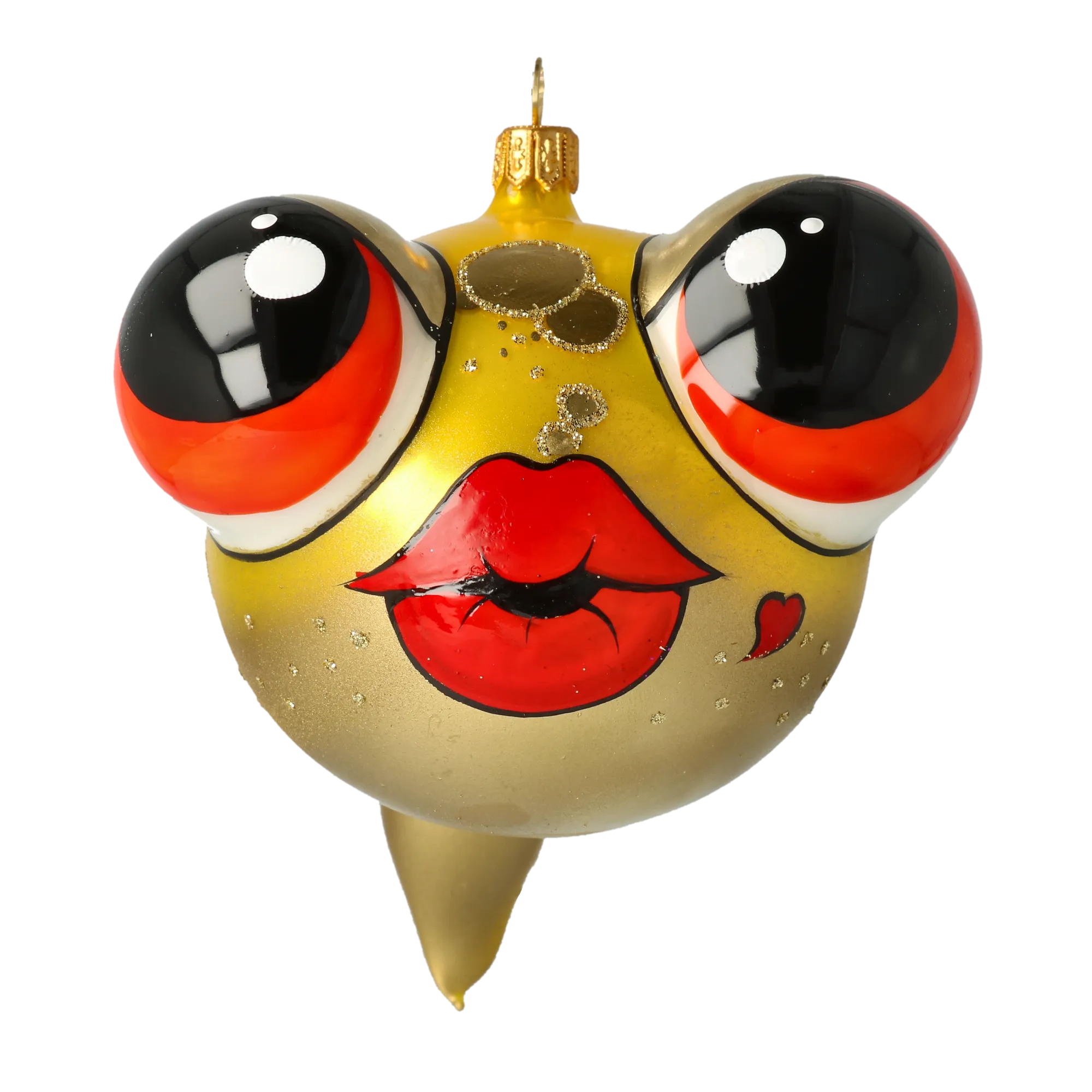 Audacious Starlet | Hand-Painted Glass Ornament | Blubom 2020-223