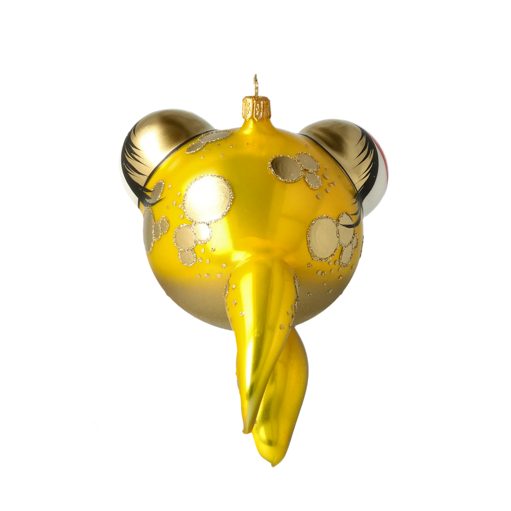 Audacious Starlet | Hand-Painted Glass Ornament | Blubom 2020-223