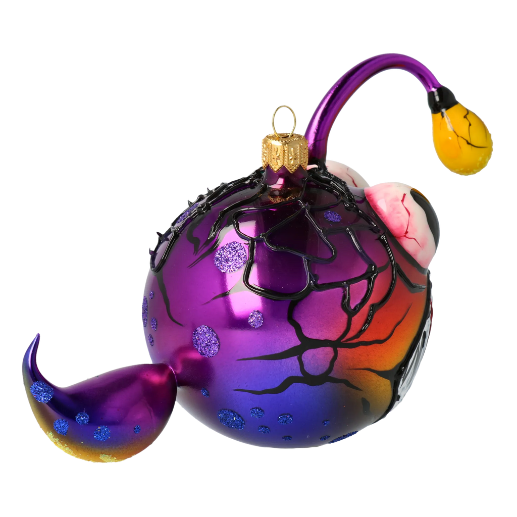 Voracious Marauder | Hand-Painted Glass Ornament | Blubom 2020-224