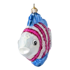 Inquisitive Coral Voyager | Hand-Painted Glass Ornament | Blubom 2020-227