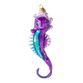 Violet Tide Sovereign | Hand-Painted Glass Ornament | Blubom 2020-239