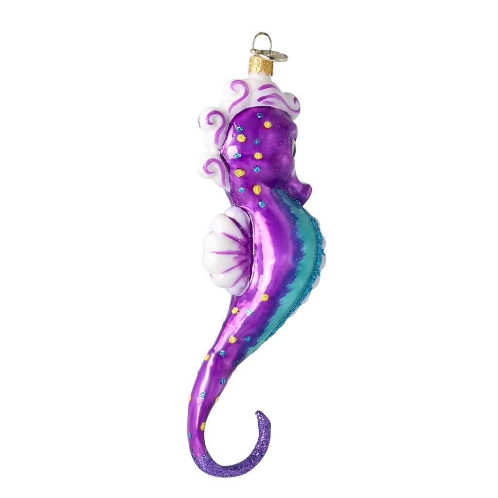 Violet Tide Sovereign | Hand-Painted Glass Ornament | Blubom 2020-239
