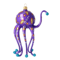 Load image into Gallery viewer, Royal Amethyst Octopus Premium christmas glass ornament 2020-244
