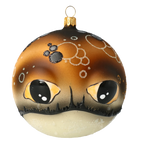 Amber Curiosity | Hand-Painted Glass Ornament | Blubom 2020-246