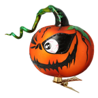Sinister Patch Rogue | Hand-Painted Glass Ornament | Blubom 2020-250