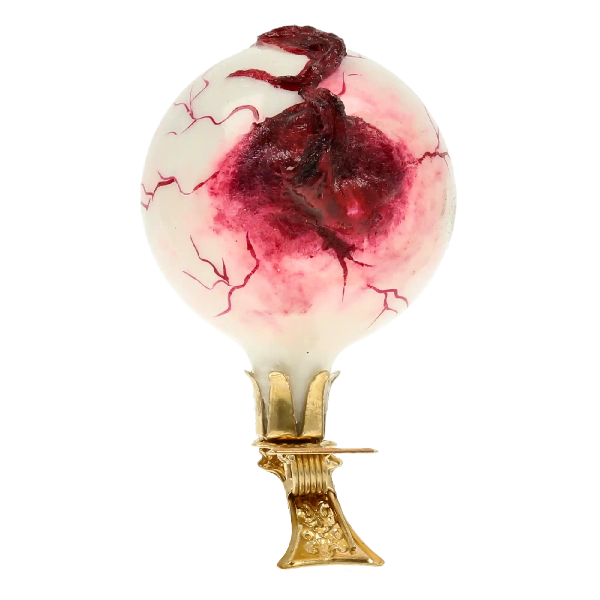 Oko Klips Szklana Ozdoba