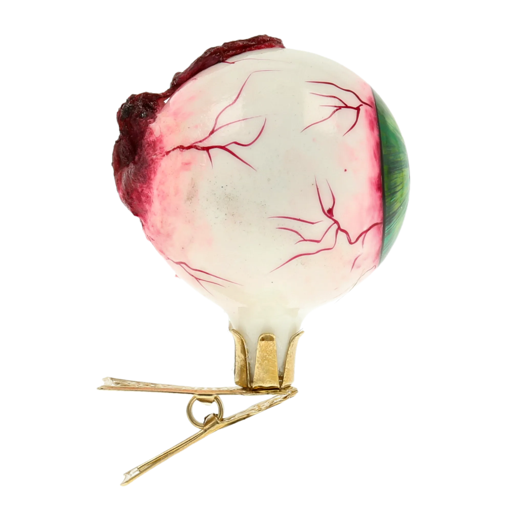 Emerald Green Gaze Premium christmas glass ornament 2020-252