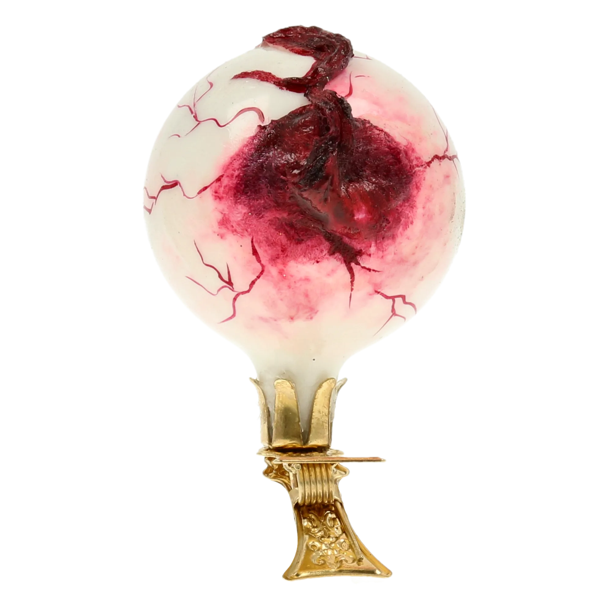 Emerald Green Gaze Premium christmas glass ornament 2020-252