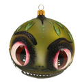 Vigilant Moss Watcher | Hand-Painted Glass Ornament | Blubom 2020-254