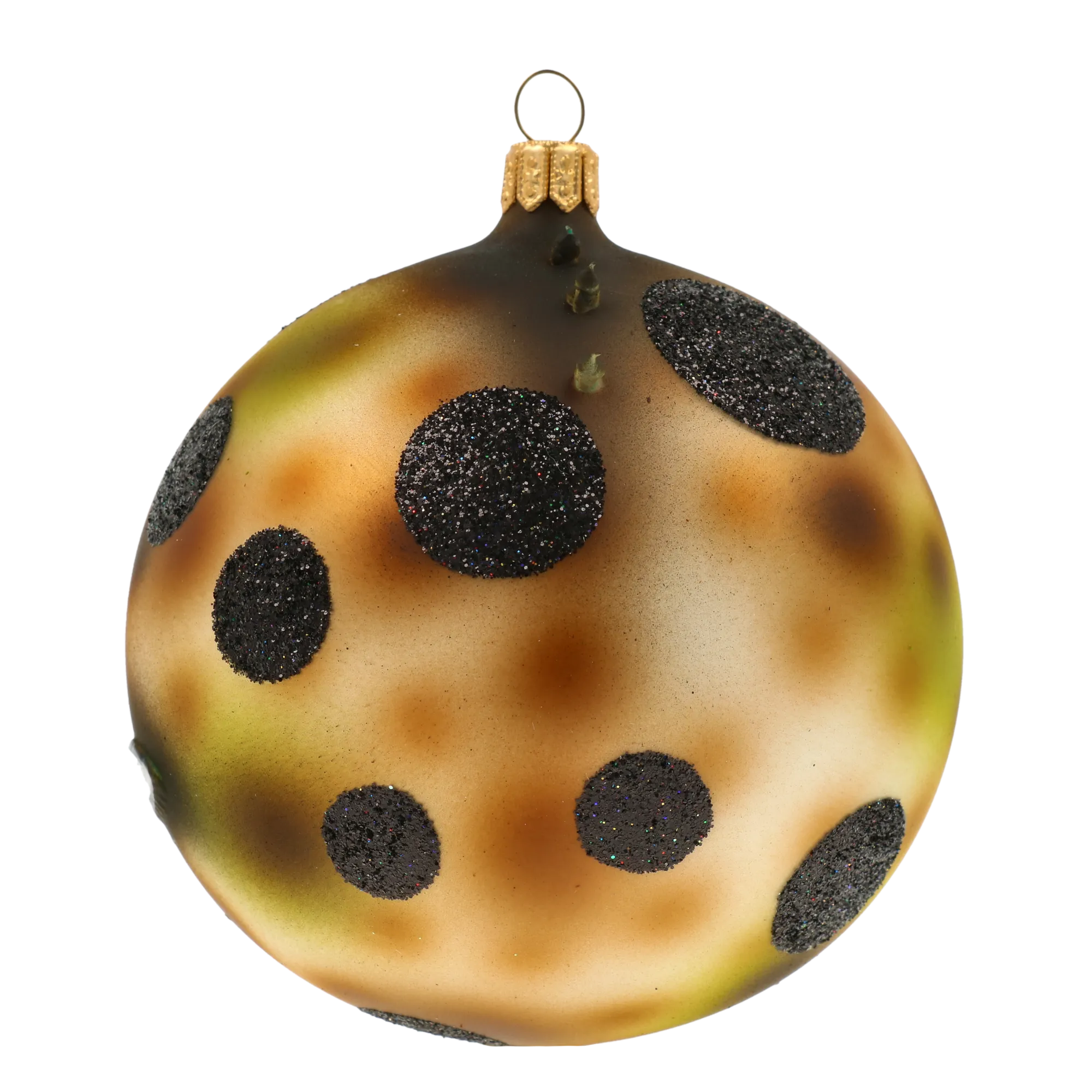 Smiling Dragon. Handmade Glass Christmas ornament. 2020-255