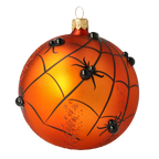 Obsidian Ember Silence | Hand-Painted Glass Ornament | Blubom 2020-257
