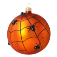 Load image into Gallery viewer, Sphere Web. Handmade Glass Christmas ornament. 2020-257
