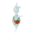 Załaduj obraz do przeglądarki galerii, Fairy Tale Halloween Ghost. Handmade Glass Christmas ornament. 2020-263
