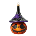 Sinister Midnight Sovereign | Hand-Painted Glass Ornament | Blubom 2020-266