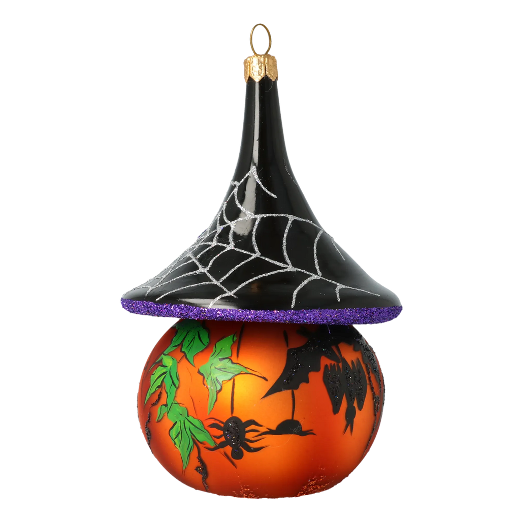Sinister Midnight Sovereign | Hand-Painted Glass Ornament | Blubom 2020-266