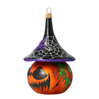 Sinister Midnight Sovereign | Hand-Painted Glass Ornament | Blubom 2020-266