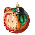 Savage Crimson Maw | Hand-Painted Glass Ornament | Blubom 2020-267