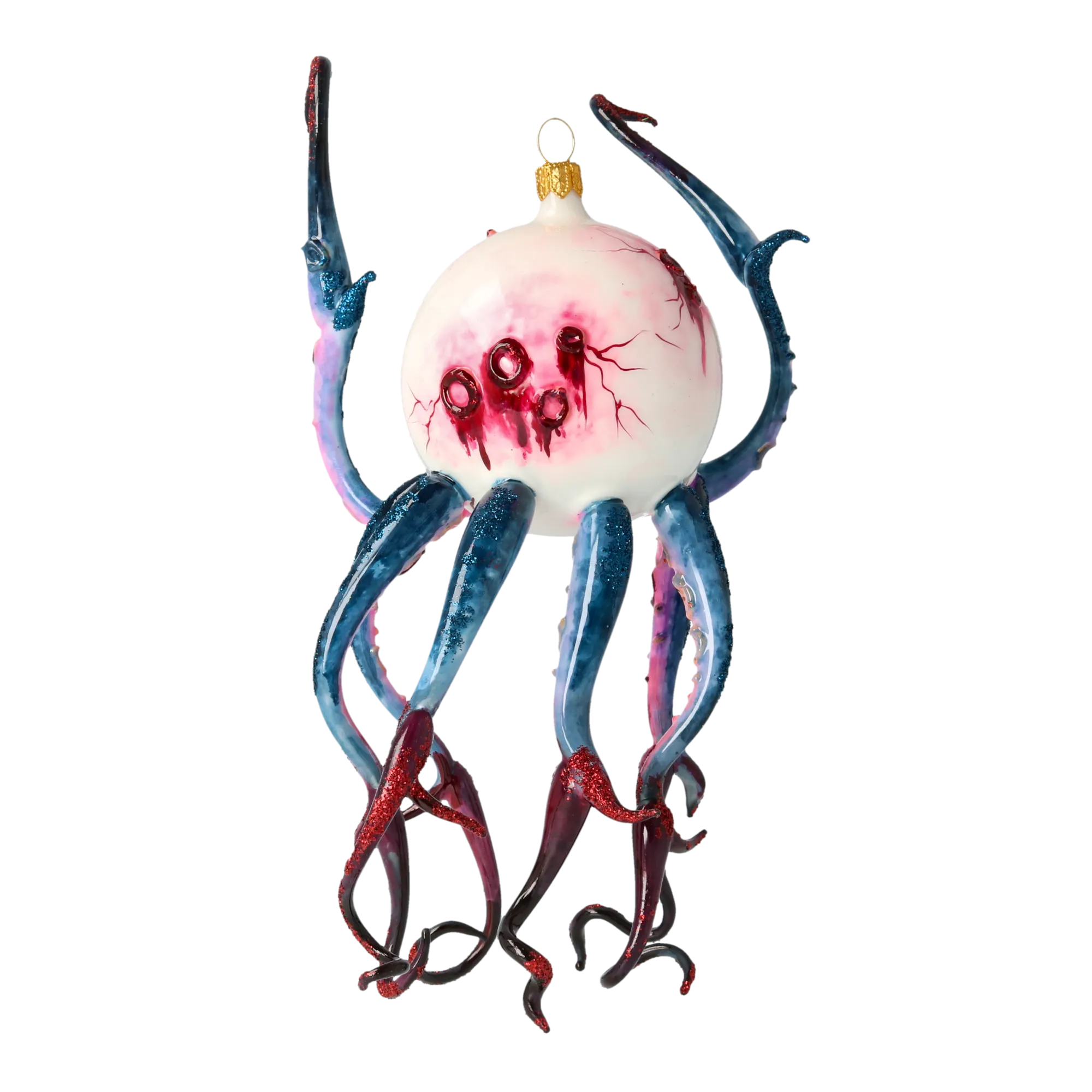 Infinite Vigil | Hand-Painted Glass Ornament | Blubom 2020-270