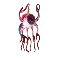 Load image into Gallery viewer, Infinite Vigil | Hand-Painted Glass Ornament | Blubom 2020-270
