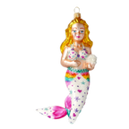 Siren of the Pearl | Hand-Painted Glass Ornament | Blubom 2020-280