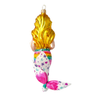 Siren of the Pearl | Hand-Painted Glass Ornament | Blubom 2020-280