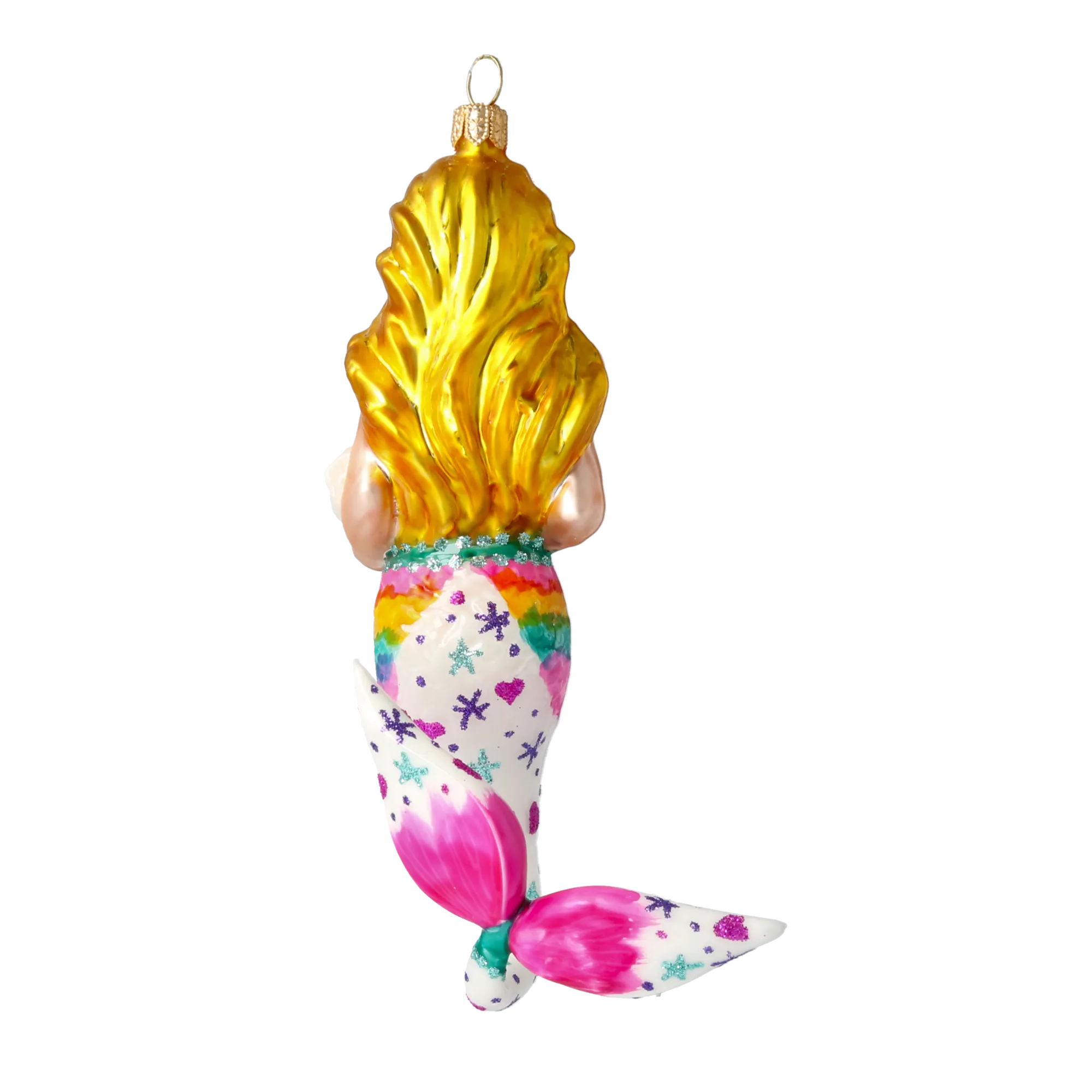 Starry Pearl Mermaid Premium christmas glass ornament 2020-280