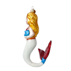Serene Pearl Nymph | Hand-Painted Glass Ornament | Blubom 2020-282