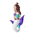 Załaduj obraz do przeglądarki galerii, Mermaid Oceania. Handmade Glass Christmas ornament. 2020-283
