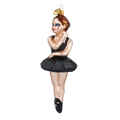 Nocturnal Muse | Hand-Painted Glass Ornament | Blubom 2020-286