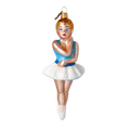 Azure Adagio | Hand-Painted Glass Ornament | Blubom 2020-288