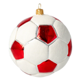 Załaduj obraz do przeglądarki galerii, Piłka Nożna Szklana Ozdoba

