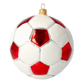 Załaduj obraz do przeglądarki galerii, Piłka Nożna Szklana Ozdoba
