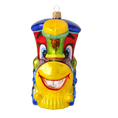 Load image into Gallery viewer, Nostalgic Crimson Steam Engine Premium christmas glass ornament 2020-303
