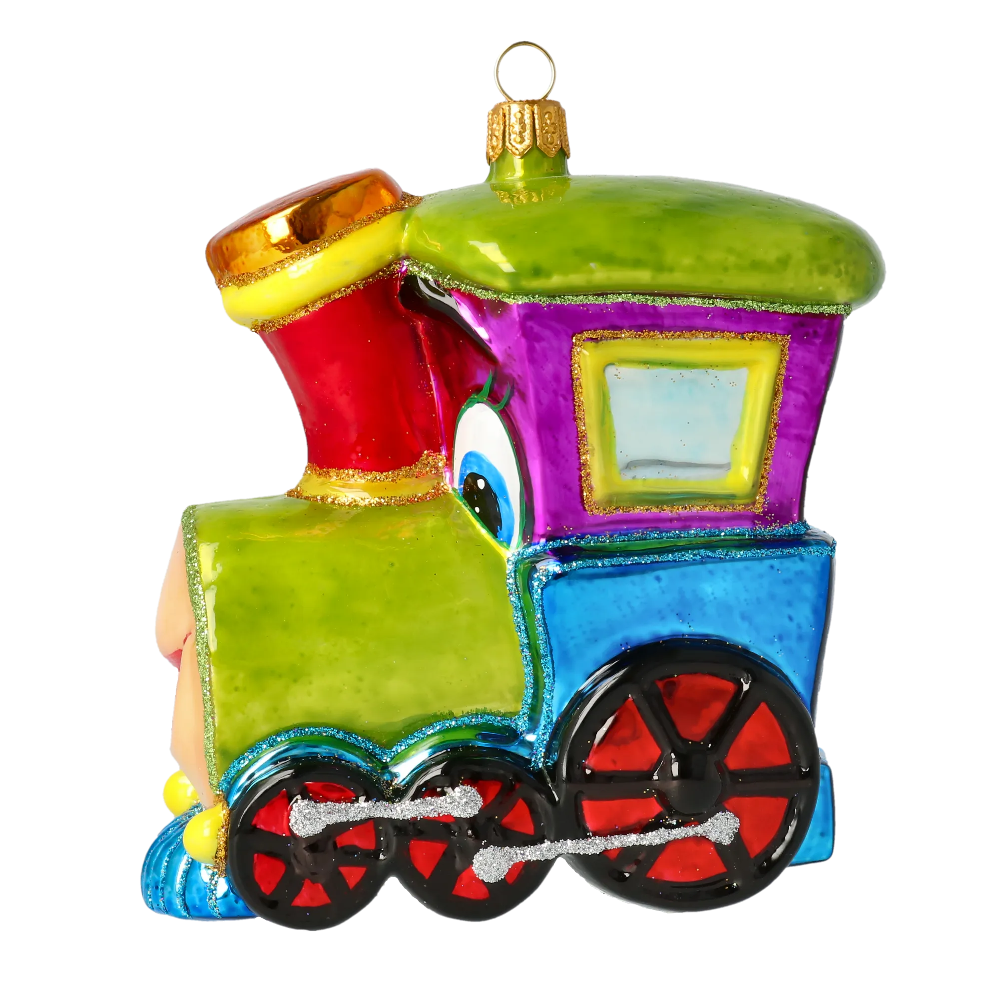 Polychrome Heritage Express Premium christmas glass ornament 2020-304
