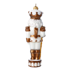 Alabaster Sovereign | Hand-Painted Glass Ornament | Blubom 2020-307
