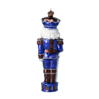 Steadfast Cobalt Sentry | Hand-Painted Glass Ornament | Blubom 2020-308