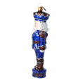 Load image into Gallery viewer, Fairytale Nutcracker. Handmade Glass Christmas ornament. 2020-308
