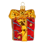 Gilded Secret | Hand-Painted Glass Ornament | Blubom 2020-310