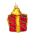 Load image into Gallery viewer, Golden Bow Crimson Gift Premium christmas glass ornament 2020-310
