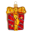 Gilded Secret | Hand-Painted Glass Ornament | Blubom 2020-310