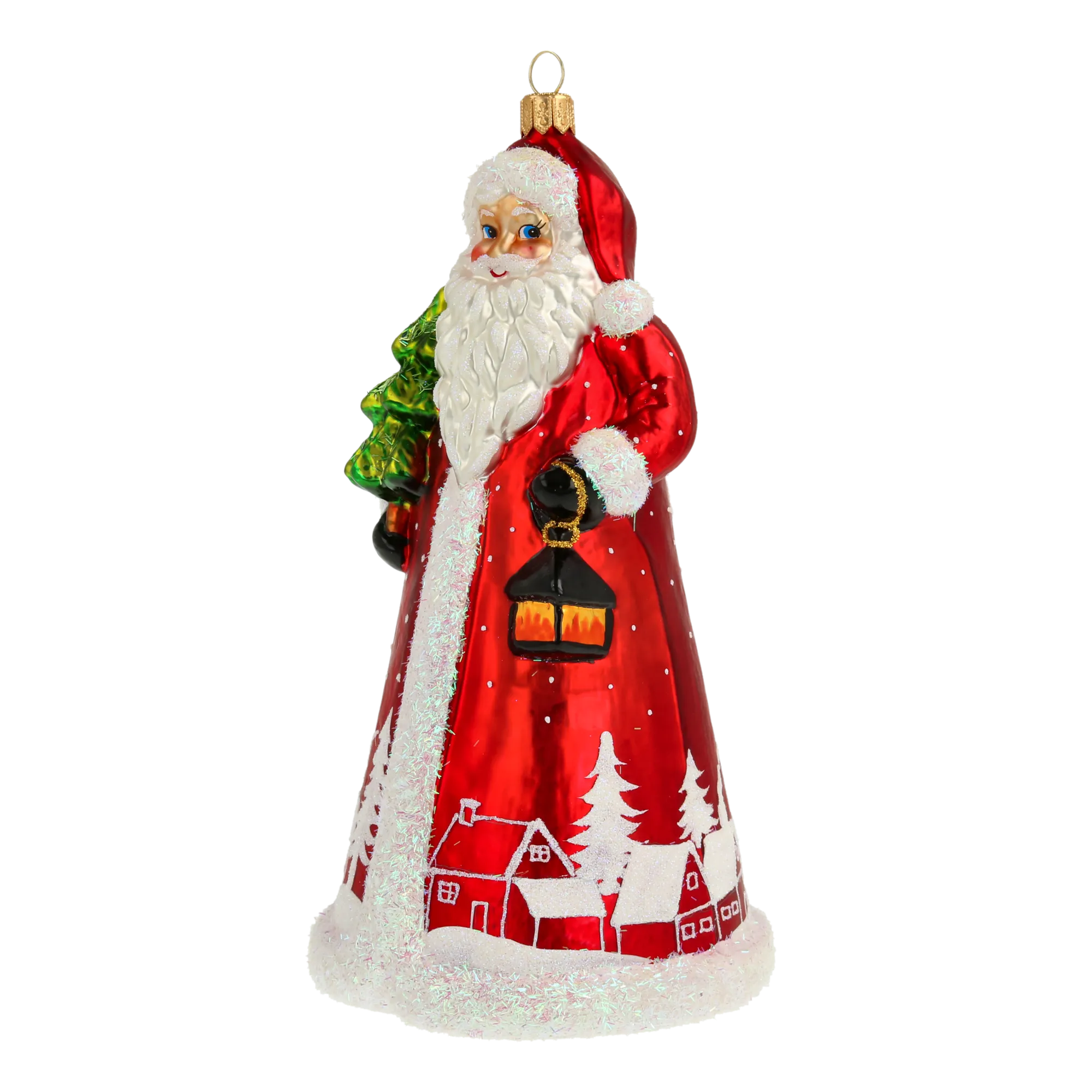 Benevolent Village Guardian | Hand-Painted Glass Ornament | Blubom 2020-325