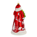 Load image into Gallery viewer, Crimson Village Santa Claus Premium christmas glass ornament 2020-325

