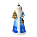 Nocturnal Azure Voyager | Hand-Painted Glass Ornament | Blubom 2020-331