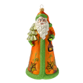 Load image into Gallery viewer, Amber Spruce Santa Claus Premium christmas glass ornament 2020-333
