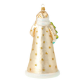 Load image into Gallery viewer, Starlit Ivory Santa Claus Premium christmas glass ornament 2020-334
