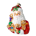 Load image into Gallery viewer, Teddy Bears Christmas Gathering Handmade Glass Christmas Ornaments Santa Claus 2020-347

