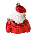 Load image into Gallery viewer, Teddy Bears Christmas Gathering Handmade Glass Christmas Ornaments Santa Claus 2020-347
